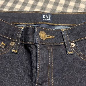 GAP size 14 Super Stretch Skinny Jeans Dark Rinse Blue